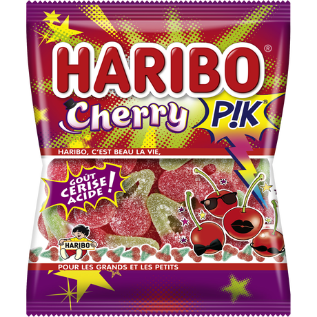 Carton De Sachets Cherry Pik Gr Haribo Etsdupleix