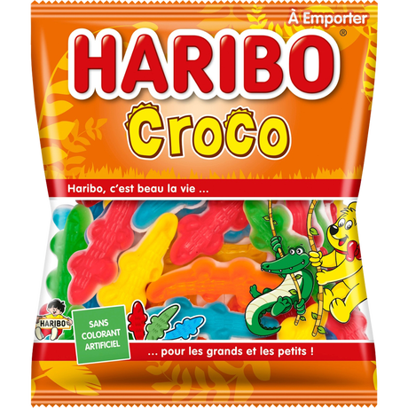Croco HARIBO, 4 sachets 120gr= 480gr