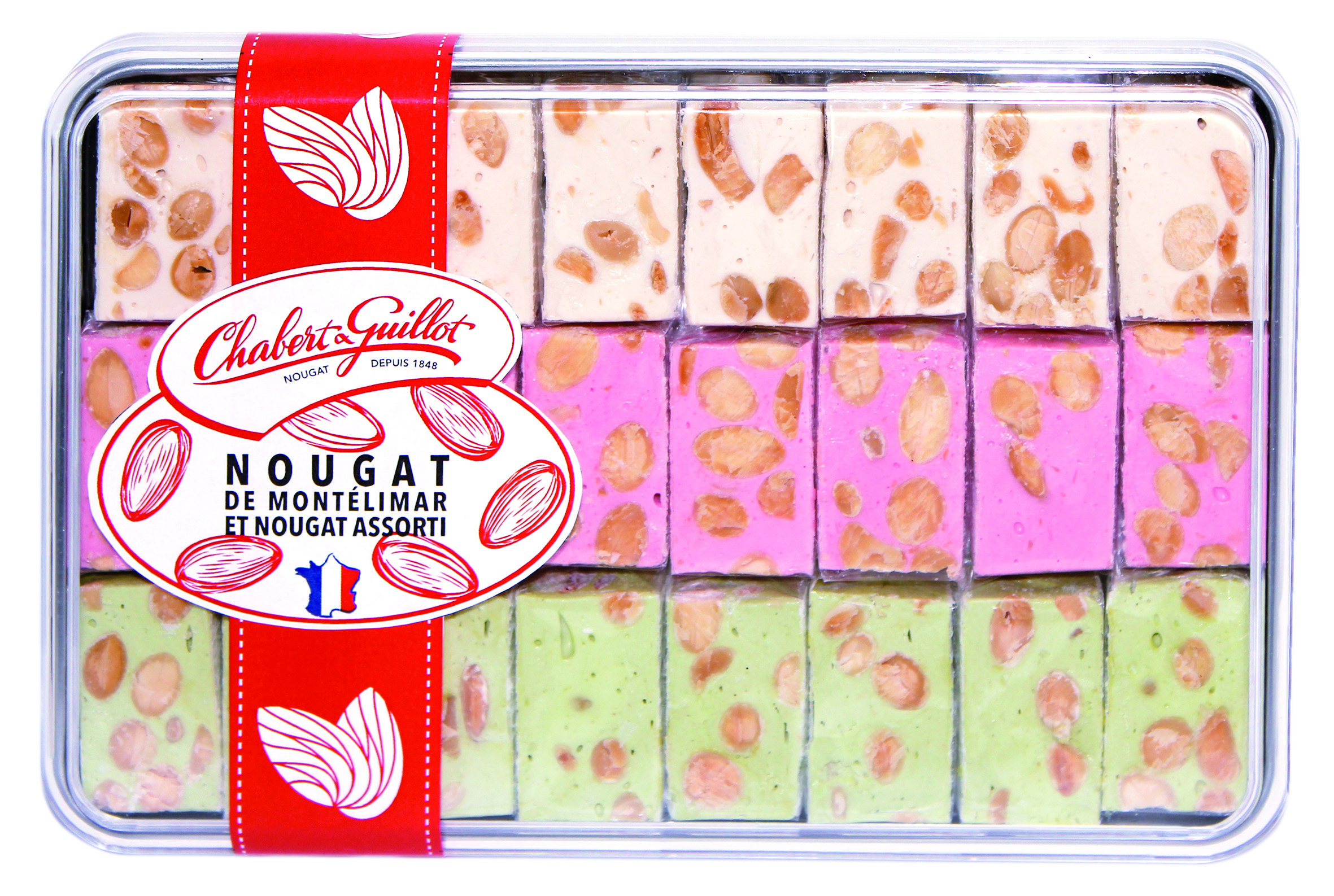 NCG007_BOITE METAL 250g DOS NOUGAT VAN FRA PIS c 6 Chabert et Guillot