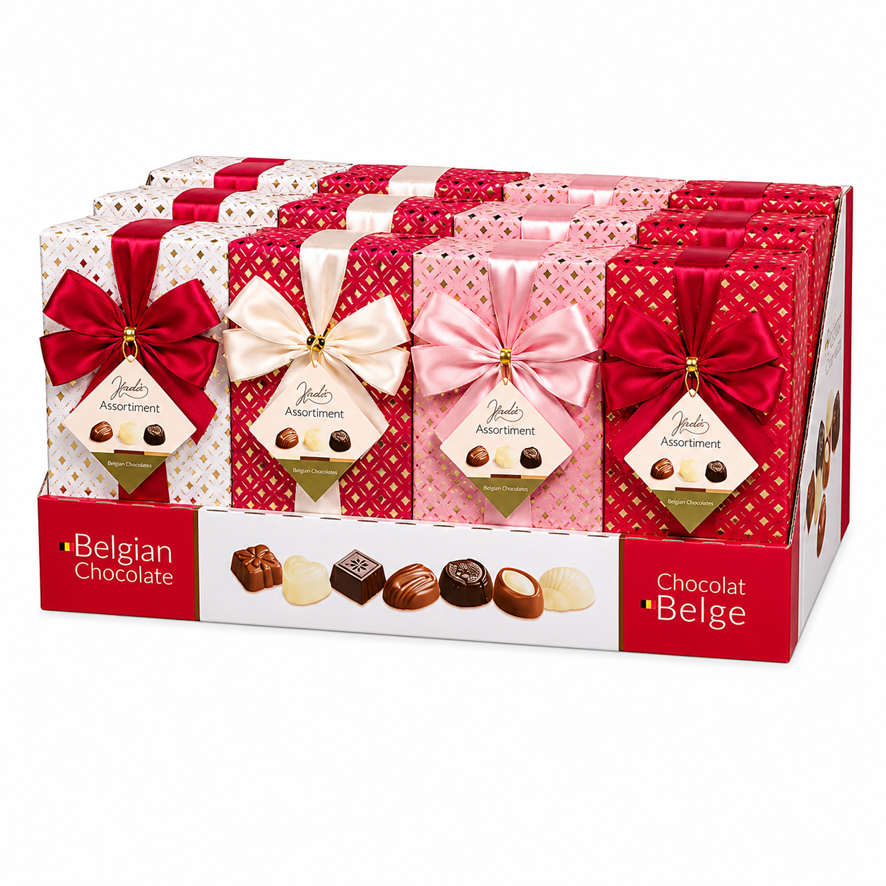 Ballotin d'assortiment de chocolats Love Line 250gr Hamlet