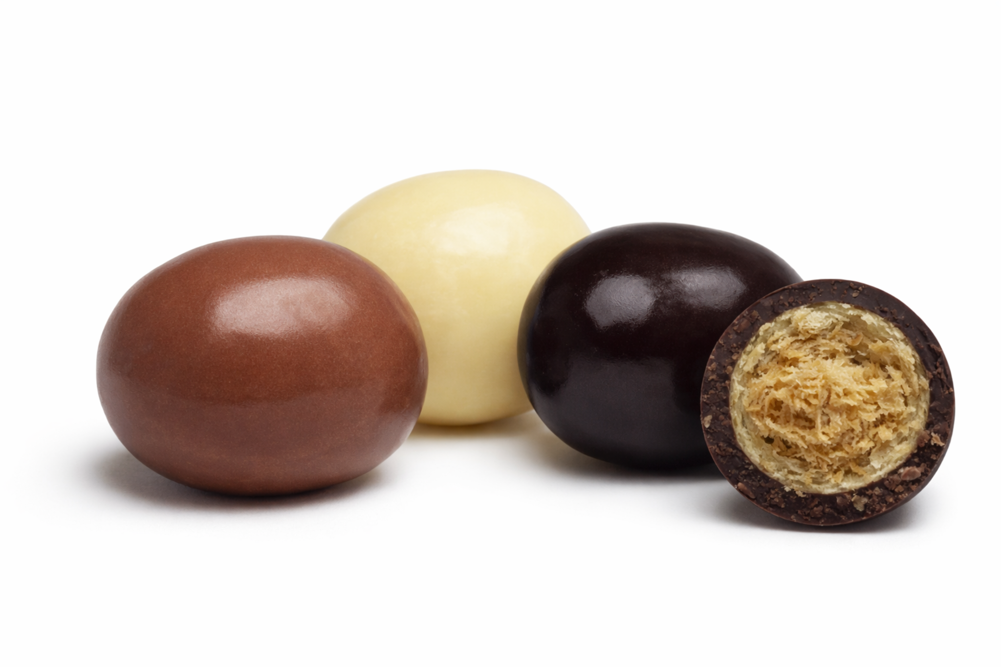 Œufs feuilletés assorties au chocolat lait et noir Pécou sac de 1kg