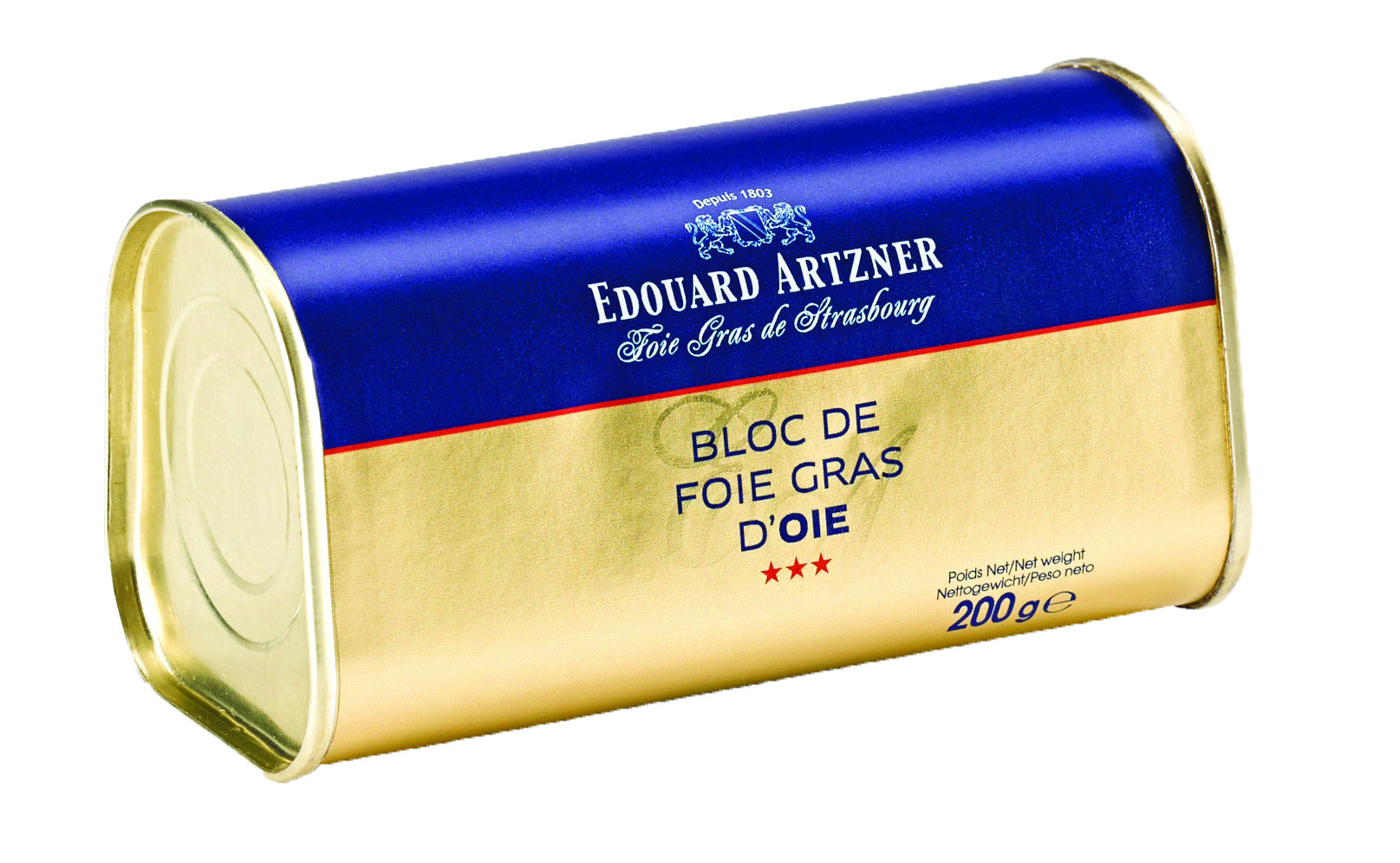 Foie Gras d'Oie bloc de 200gr Artzner