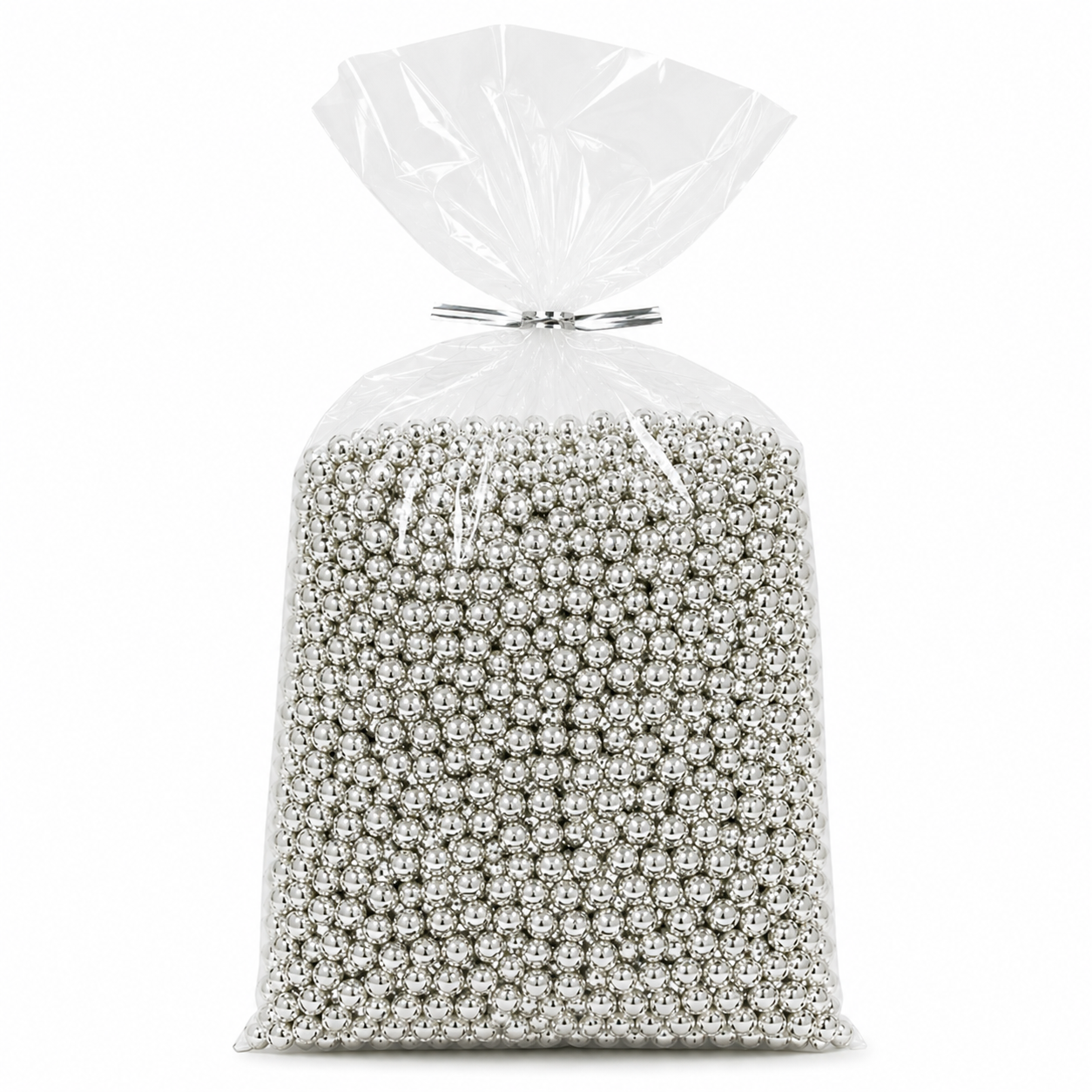 Perlages Boules Argentées Pécou 1 kg – Décoration Sucrée Croquante pour Pâtisserie et Confiserie