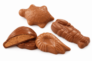 Friture pralinées au chocolat au lait