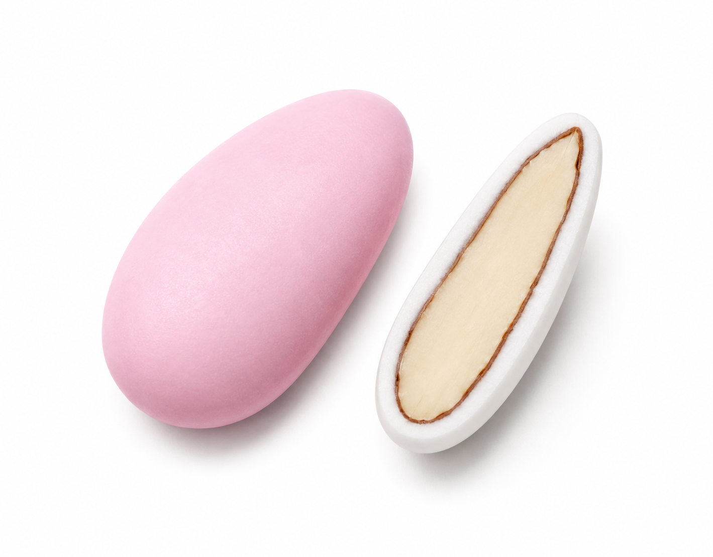 Dragées Longuettes Parisienne N°1 rose 1kg Pécou