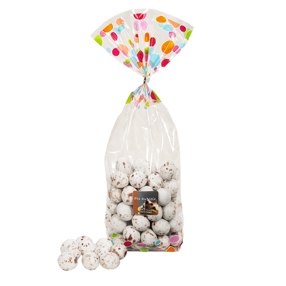 Oeufs de mouette crunchy et chocolat praliné 400 gr