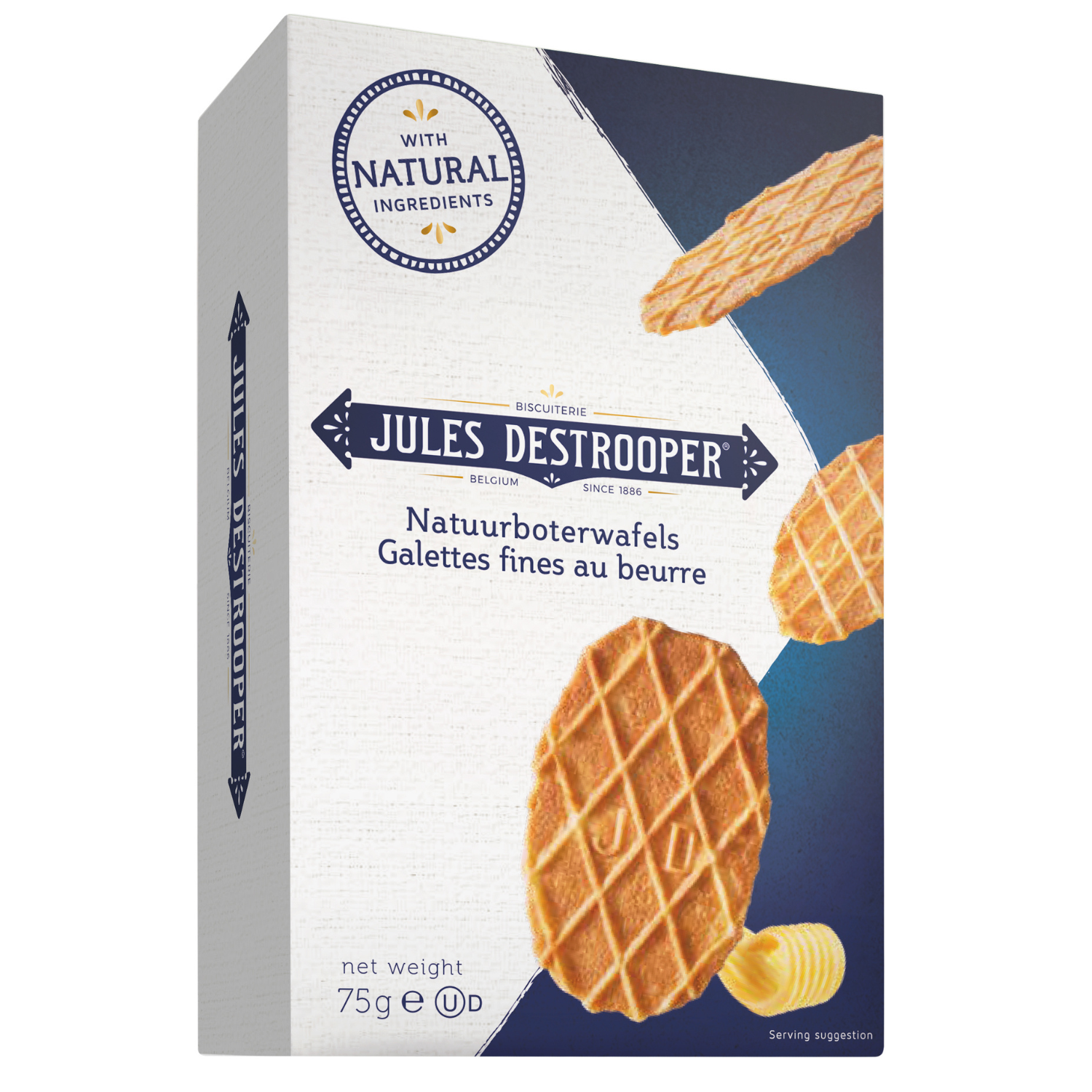 Boite de galettes fines au beurre 75gr Jules Destrooper