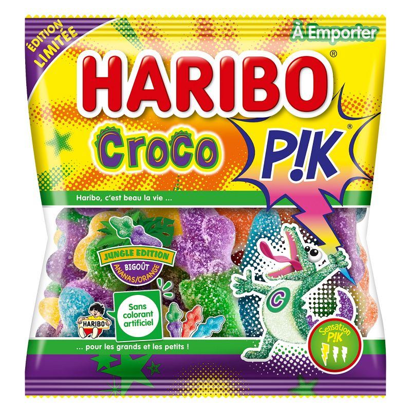 CROCO PIk, HARIBO,  4 sachets 120gr= 480gr