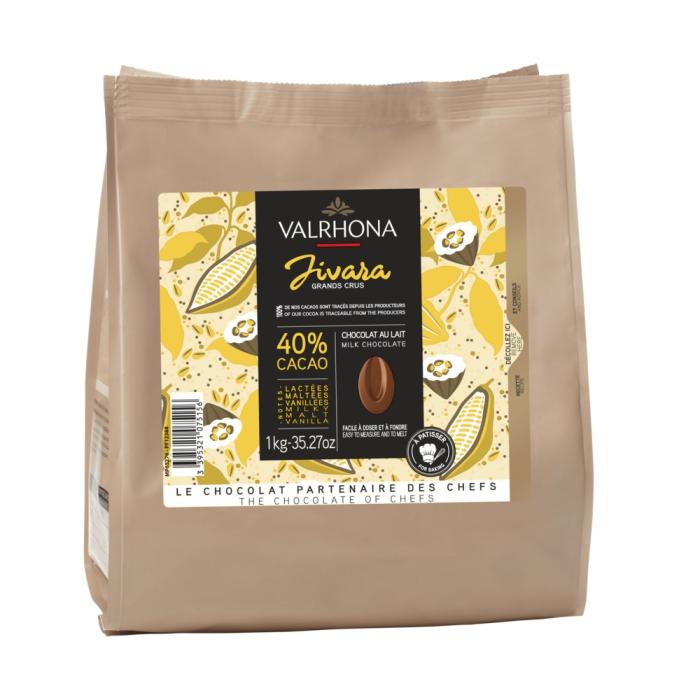Sac de fève Jivara 40% 1kg Valrhona