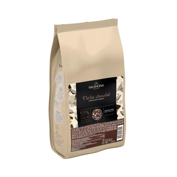 Sac de perles au chocolat noir 4kg Valrhona