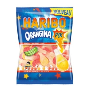 4 sachets de 120 gr HARIBO ORANGINA PIK