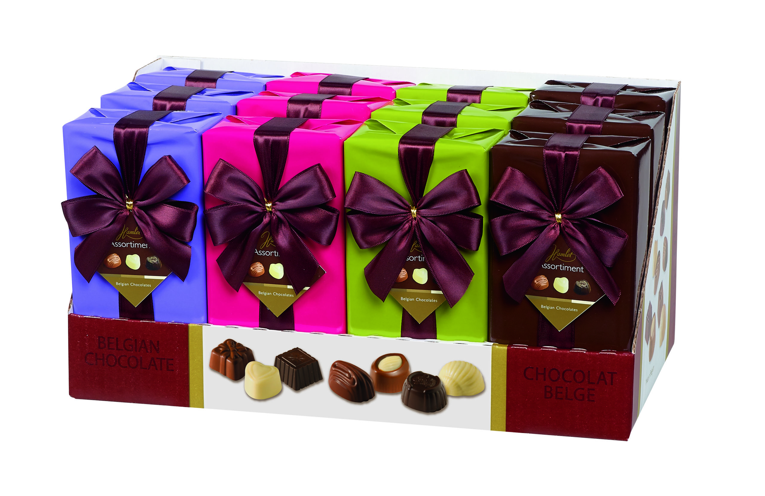 Ballotin de chocolats assortis HAMLET, collection Modern, 250gr