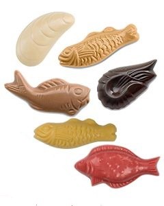 Chocolat VALRHONA, Friture au chocolat assortis