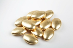 Dragées Chocolat Or, boite de 1kilo, PECOU