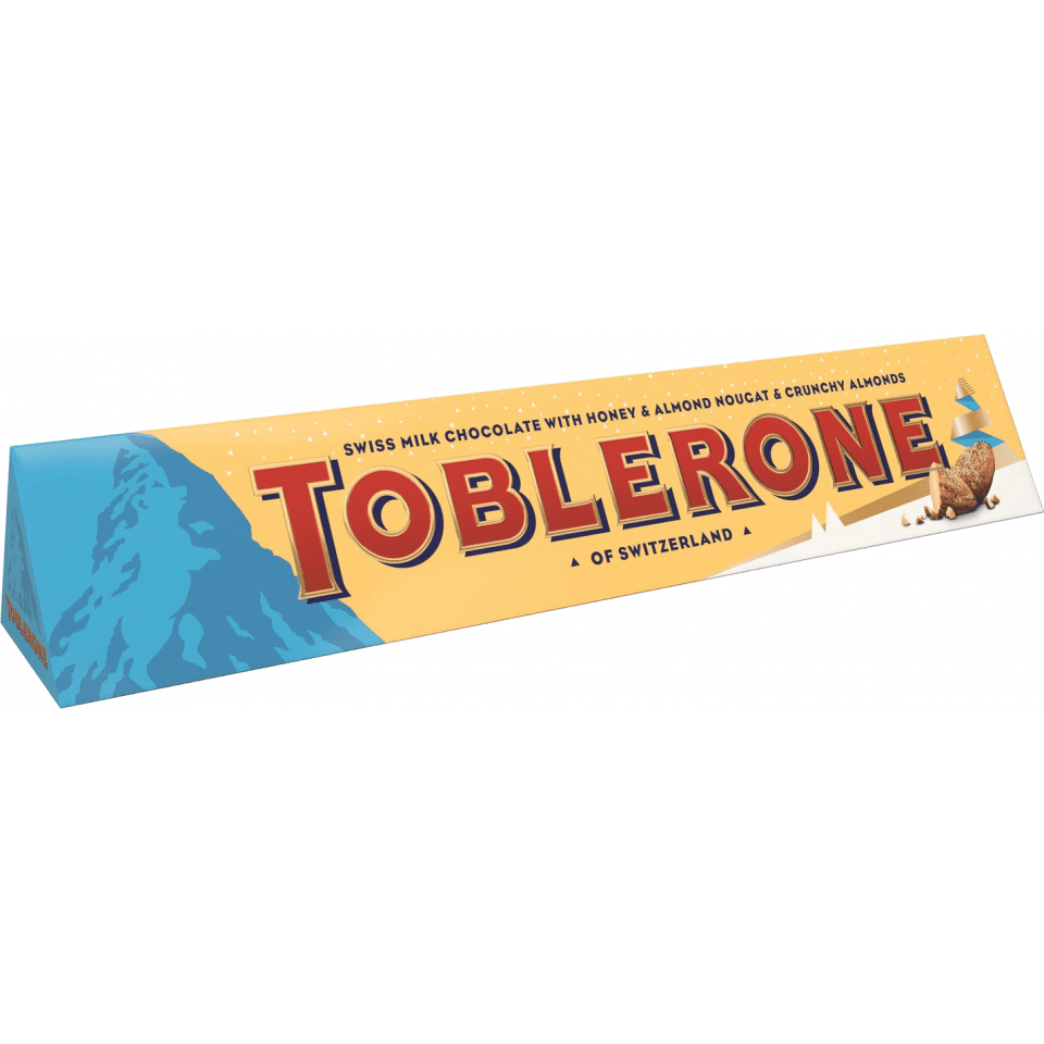 Toblerone Chocolat au Lait et Amandes Caramélisées Salées 360 g - ETSDUPLEIX