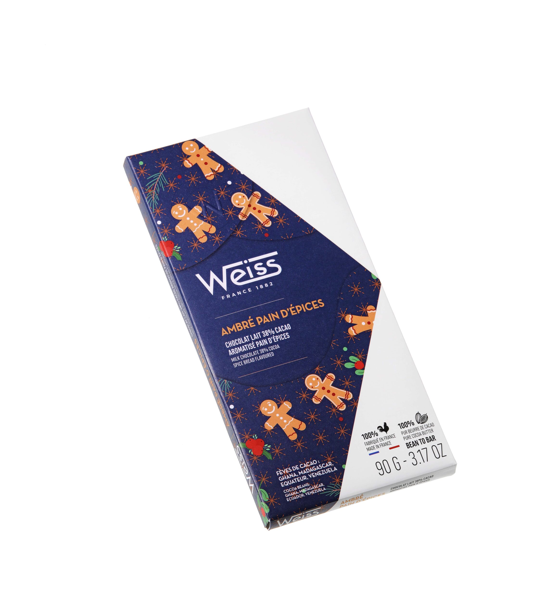 Tablette chocolat artisanale au lait entier - Chocolat Weiss
