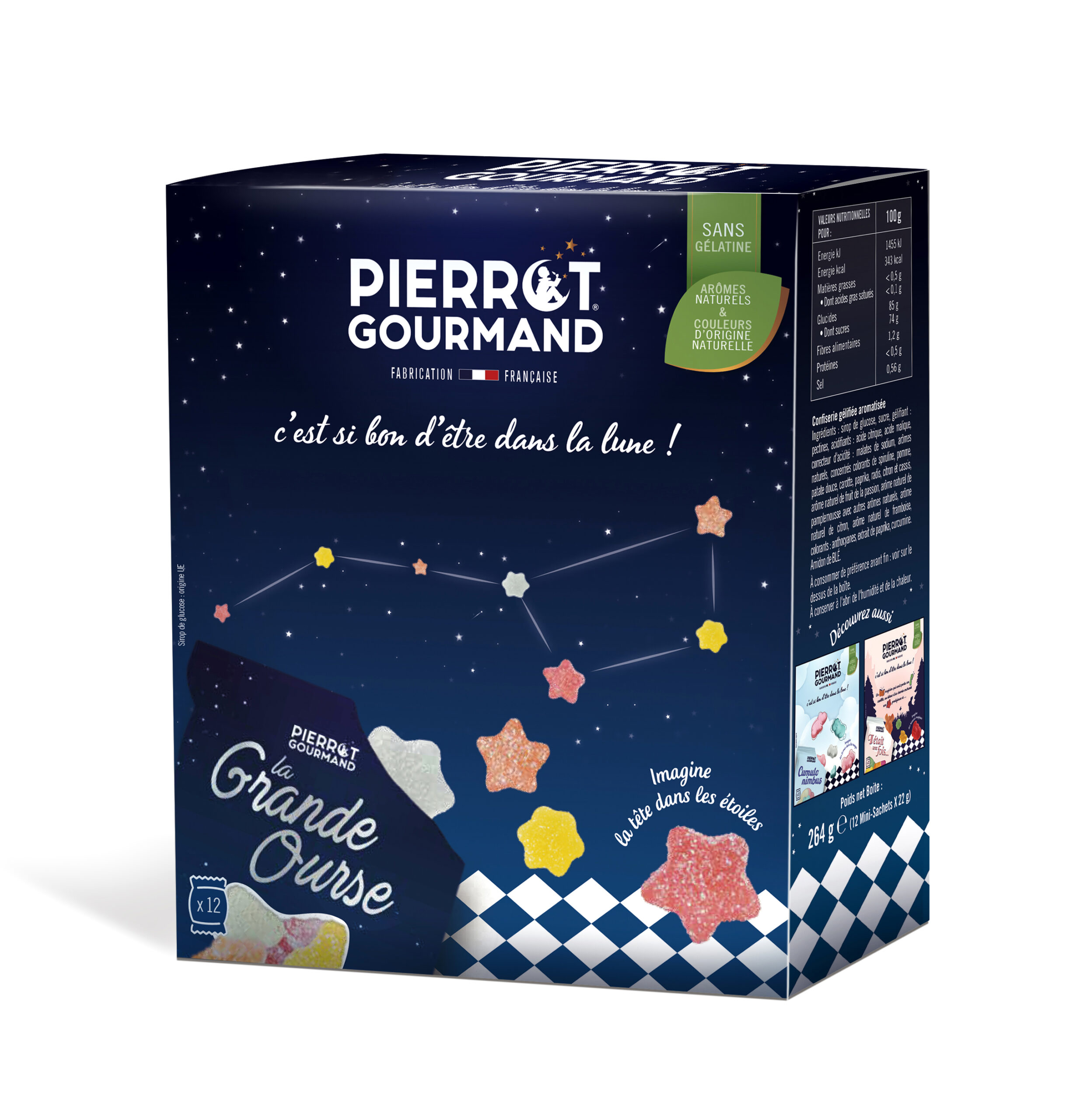 Boite de 12 Mini Sachets La Grande Ourse Pierrot Gourmand