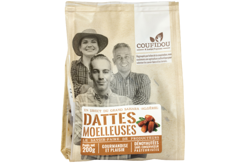 Dattes moelleuse dénoyautées 200g Coufidou