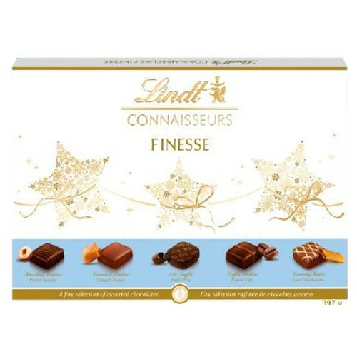 Lindt - Boîte PAYSAGE DE NOËL Assorti - Assortiment de Chocolats au Lait,  Noirs et Blancs - Idéal pour Noël, 469g : : Epicerie