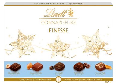 Boite Connaisseur Finesse assortis 397g Lindt