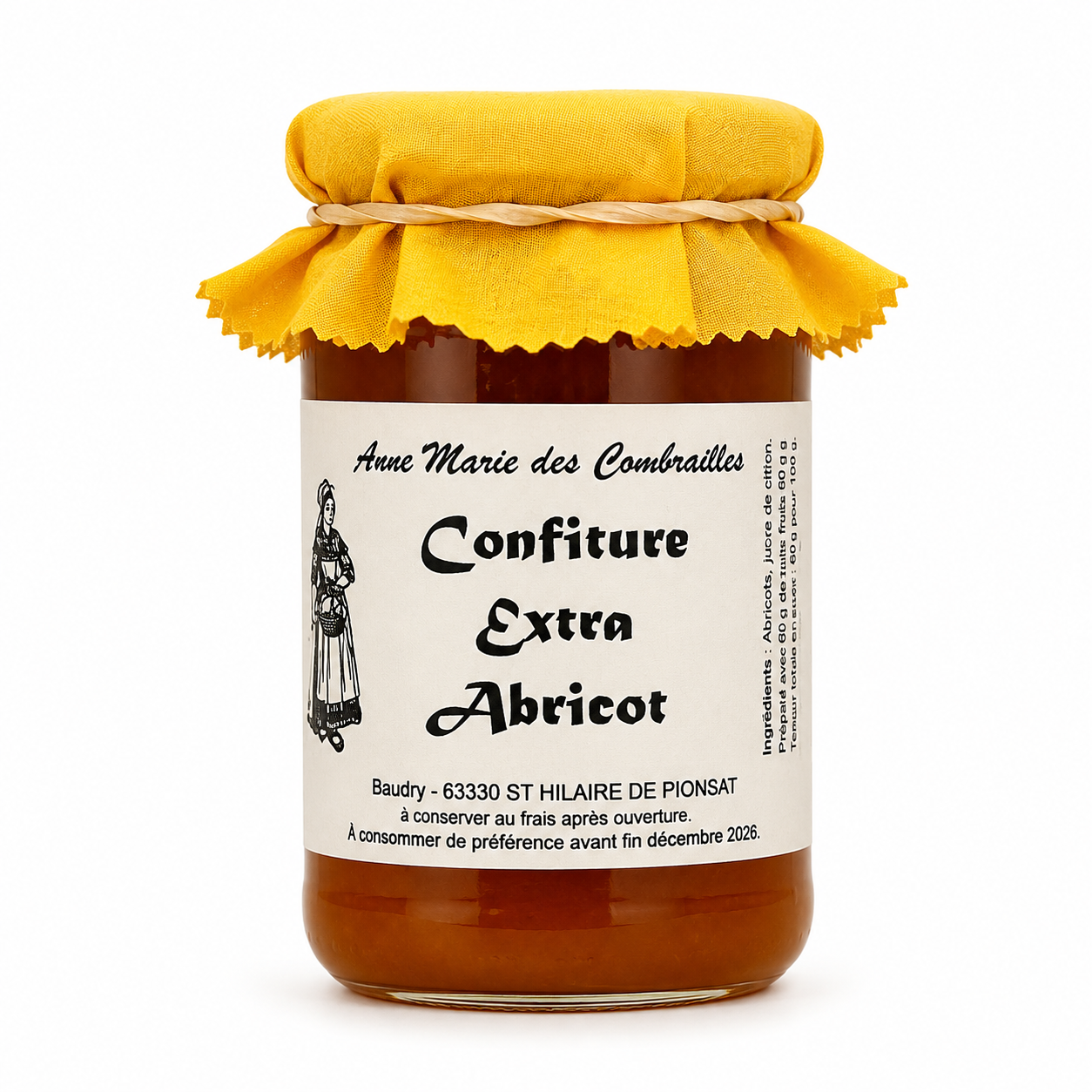 Confiture Abricot 370gr