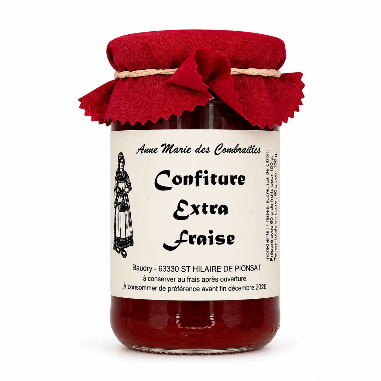 Confiture de Fraise 370gr