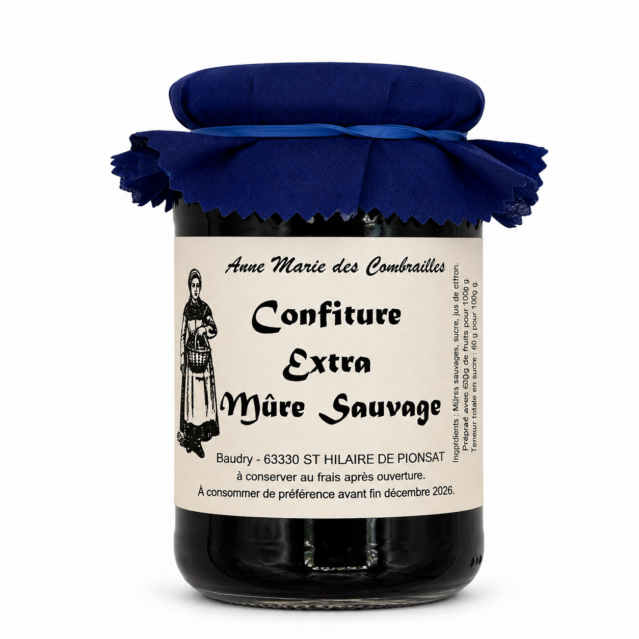 Confiture Mûres Sauvage 370gr