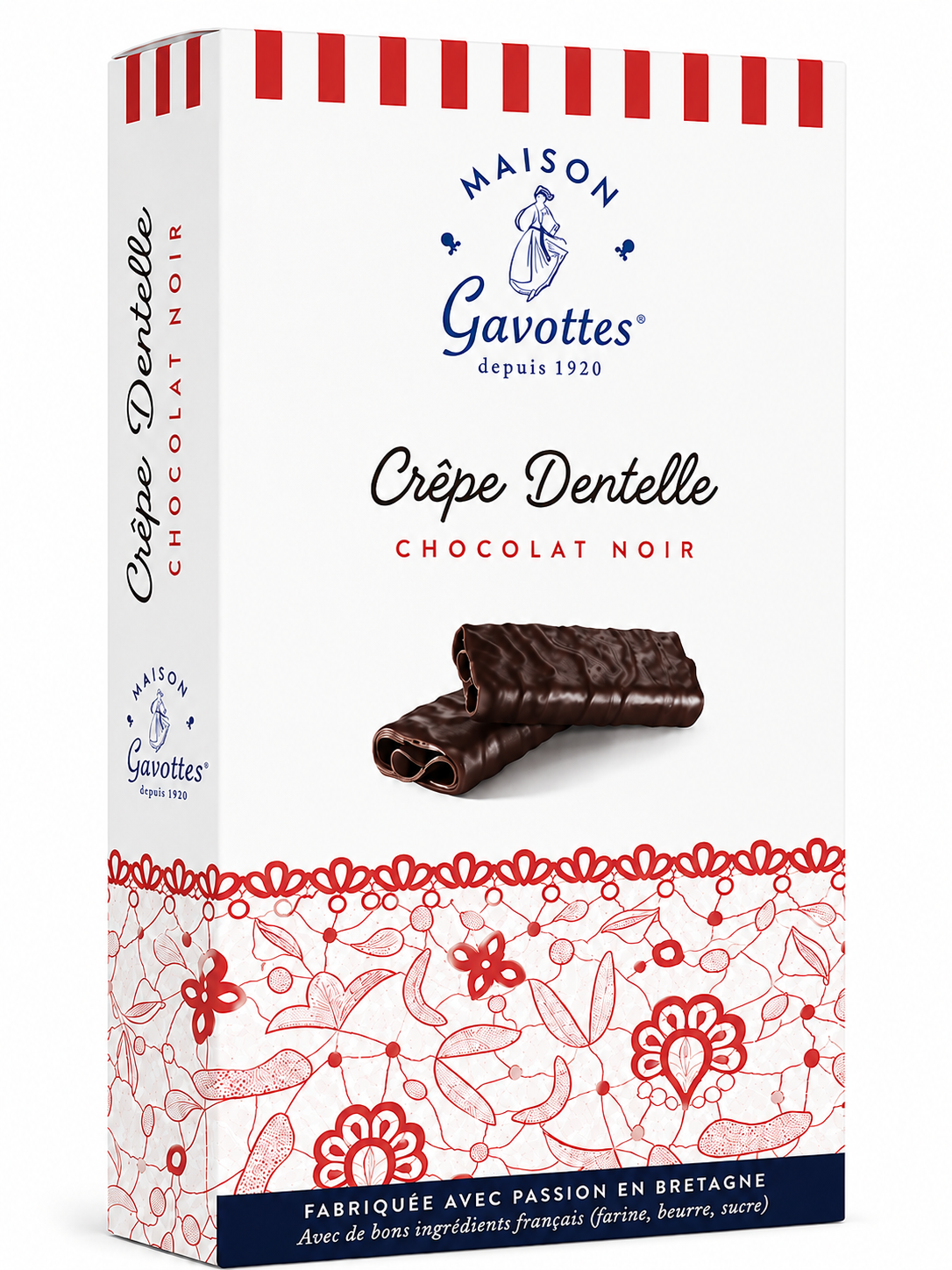 Crêpes dentelle chocolat Noir , boite de 100gr GAVOTTES