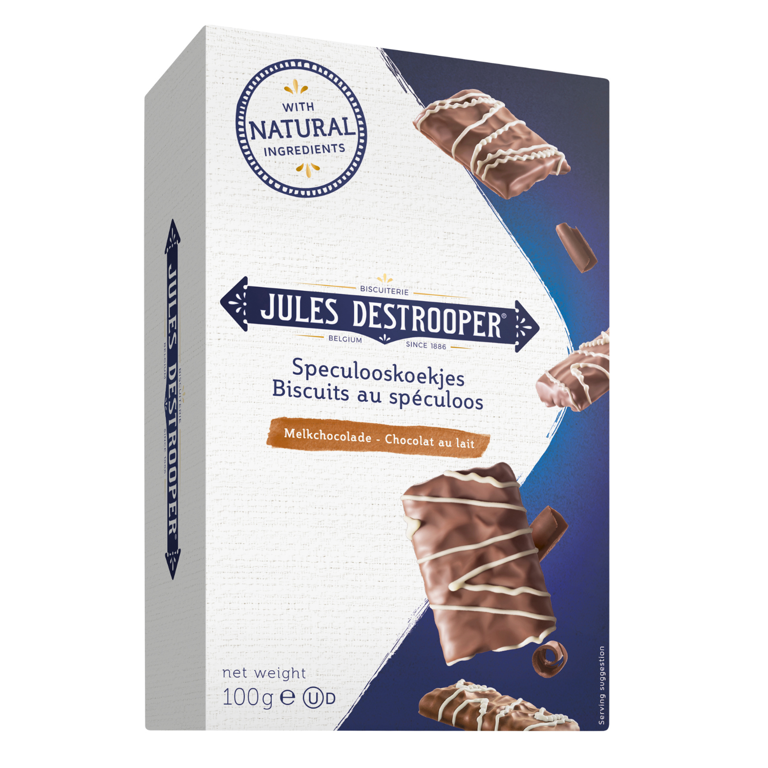 Biscuit Virtuoso belgian chocolate 100g Jules Destrooper