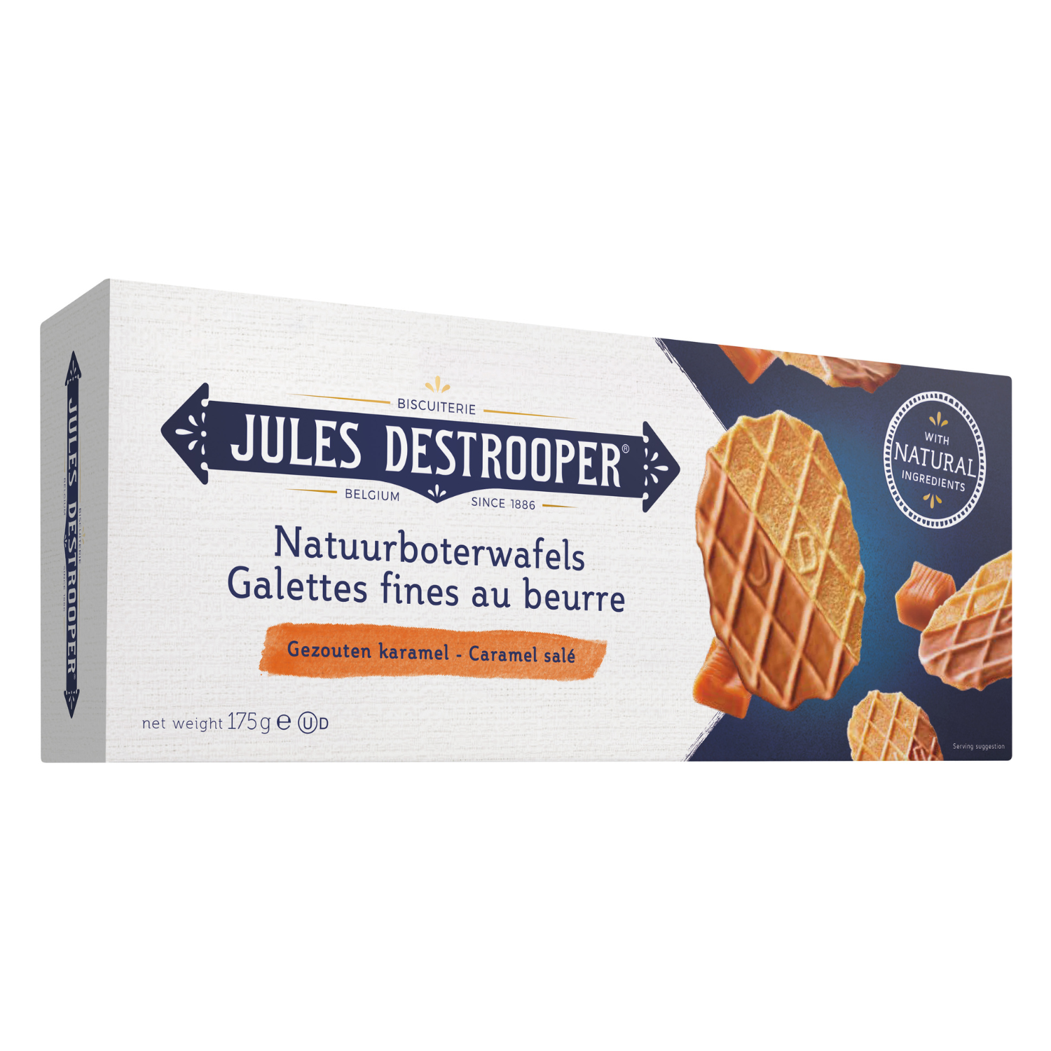 Galettes fines au beurre caramel salé 175g Jules Destrooper