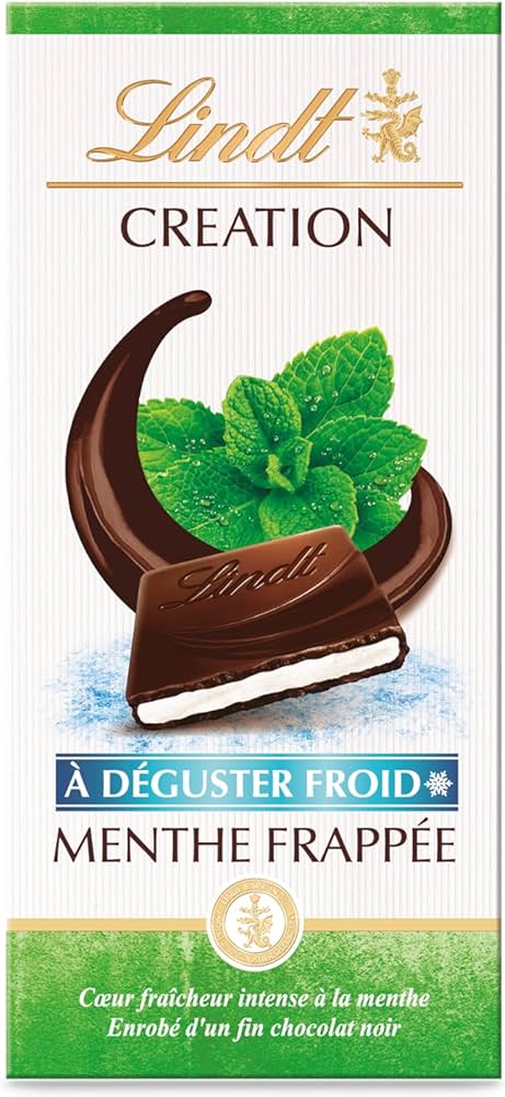 Tablette Menthe Frappé 150gr Lindt Création