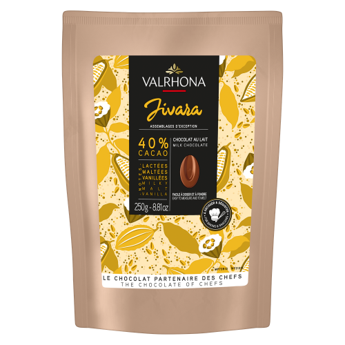 Chocolat au lait pour la pâtisserie Jivara 40% - 250g
