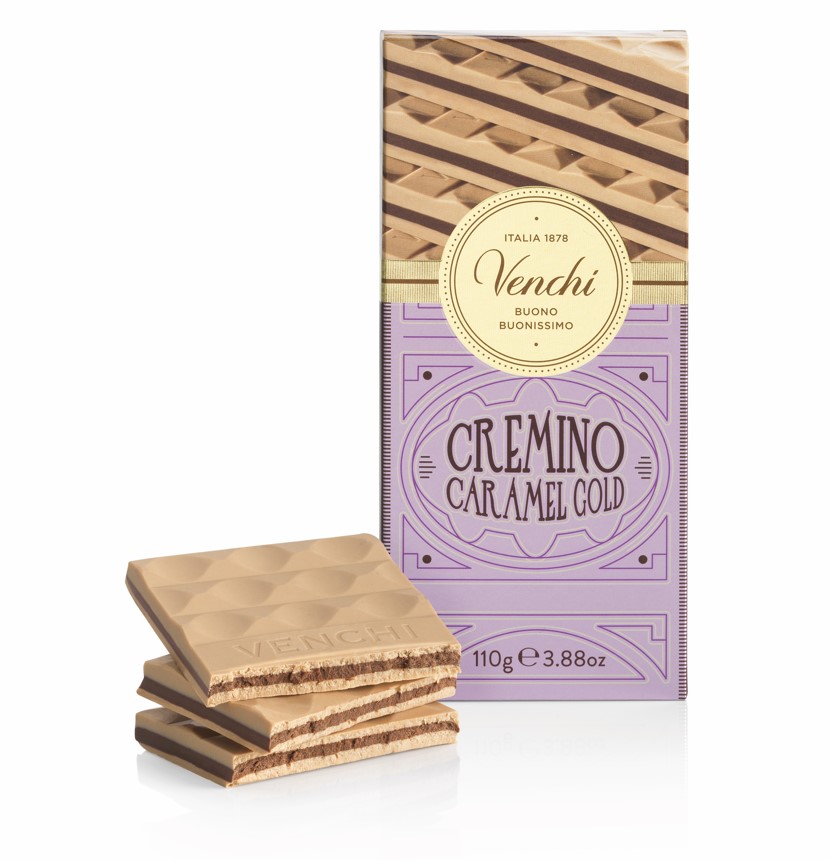 Tablette Gold Caramel Cremino 100gr Venchi