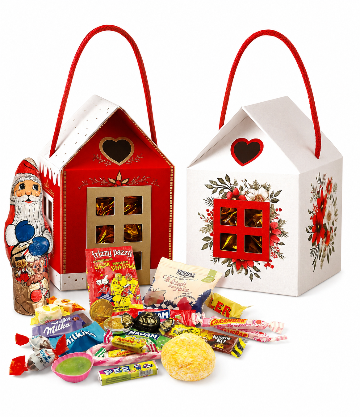 Maison de Noël Garnie - Le Cadeau Parfait pour les Fêtes