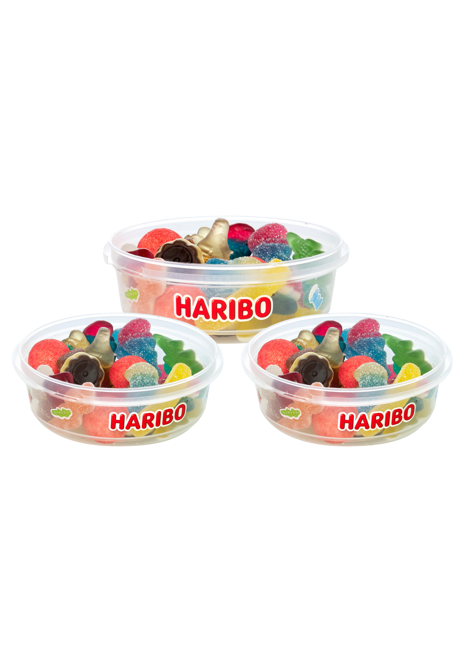 assortiment de confiseries Haribo dans un tubo pratique de 150g