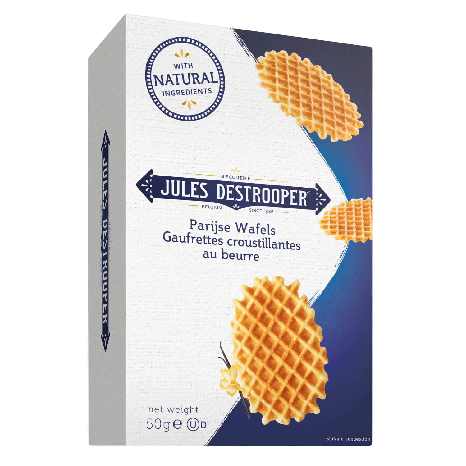 Gaufrettes croustillante au beurre Jules Destrooper 50gr