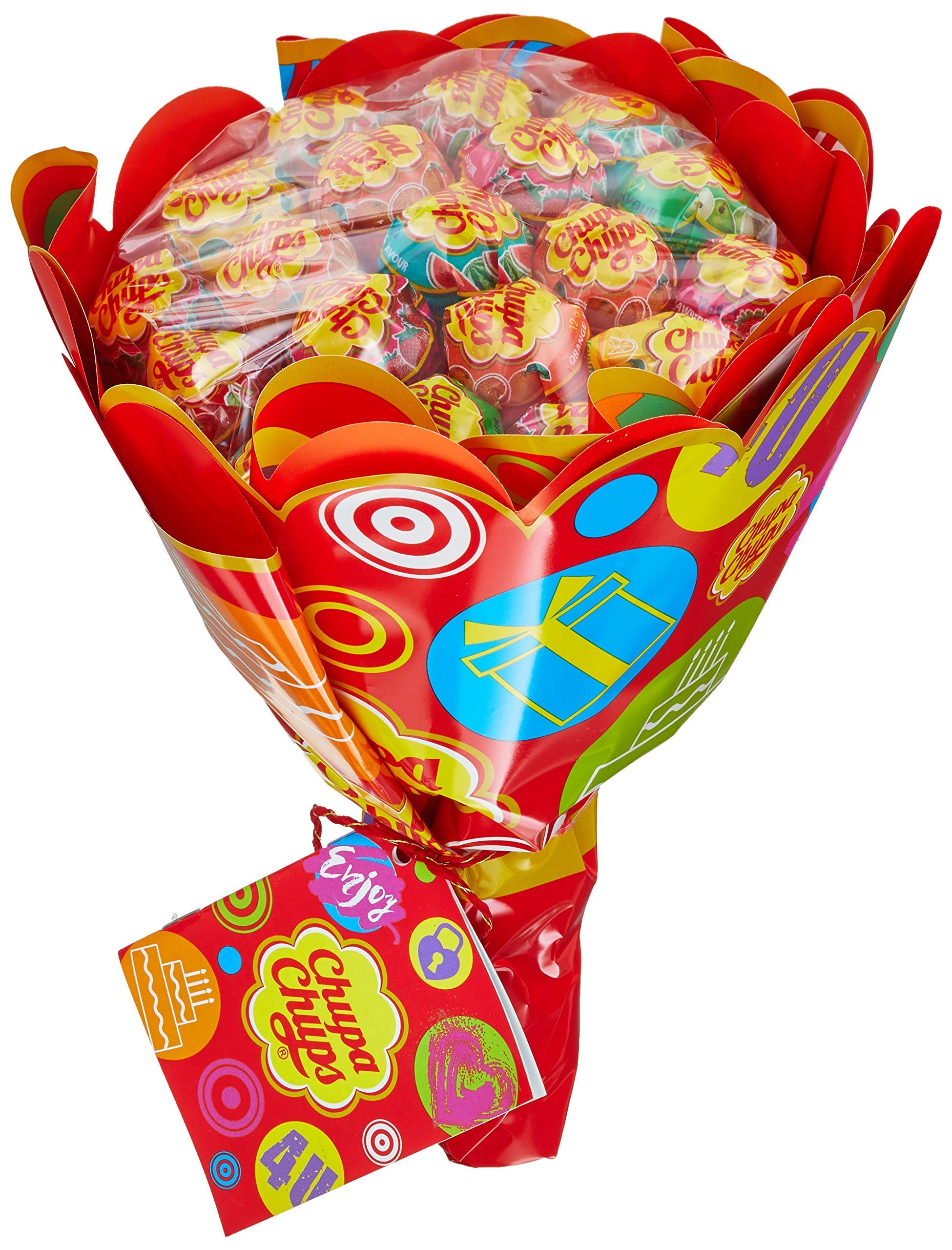 Chupa Chups, bouquet de 20 Sucettes assorties 228g