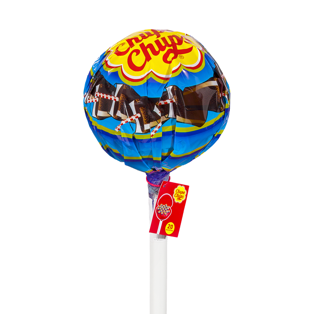 MEGA Chupa Chups super Lolly garni de 20 sucettes 240g