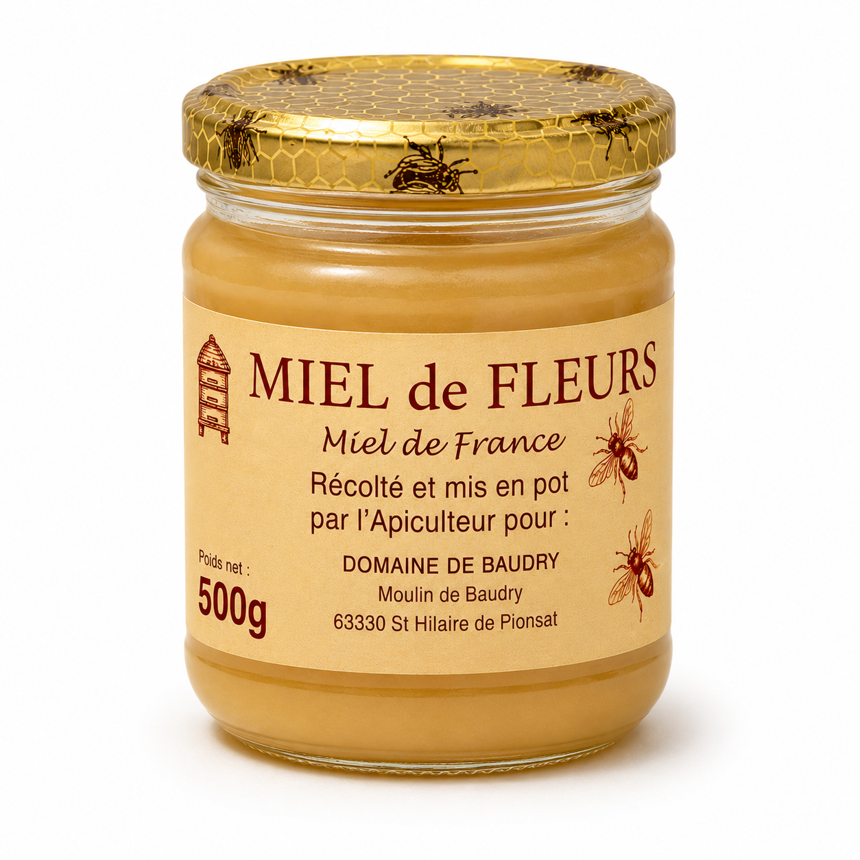 Miel de Fleur France Gatinais 500gr