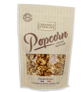 pop corn caramel d'isigny