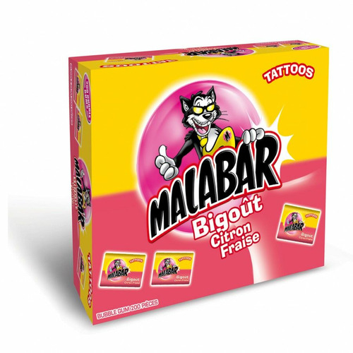 Malabars bigoût fraise-citron