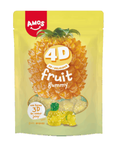 Amos Fruits Ananas 4D 120gr