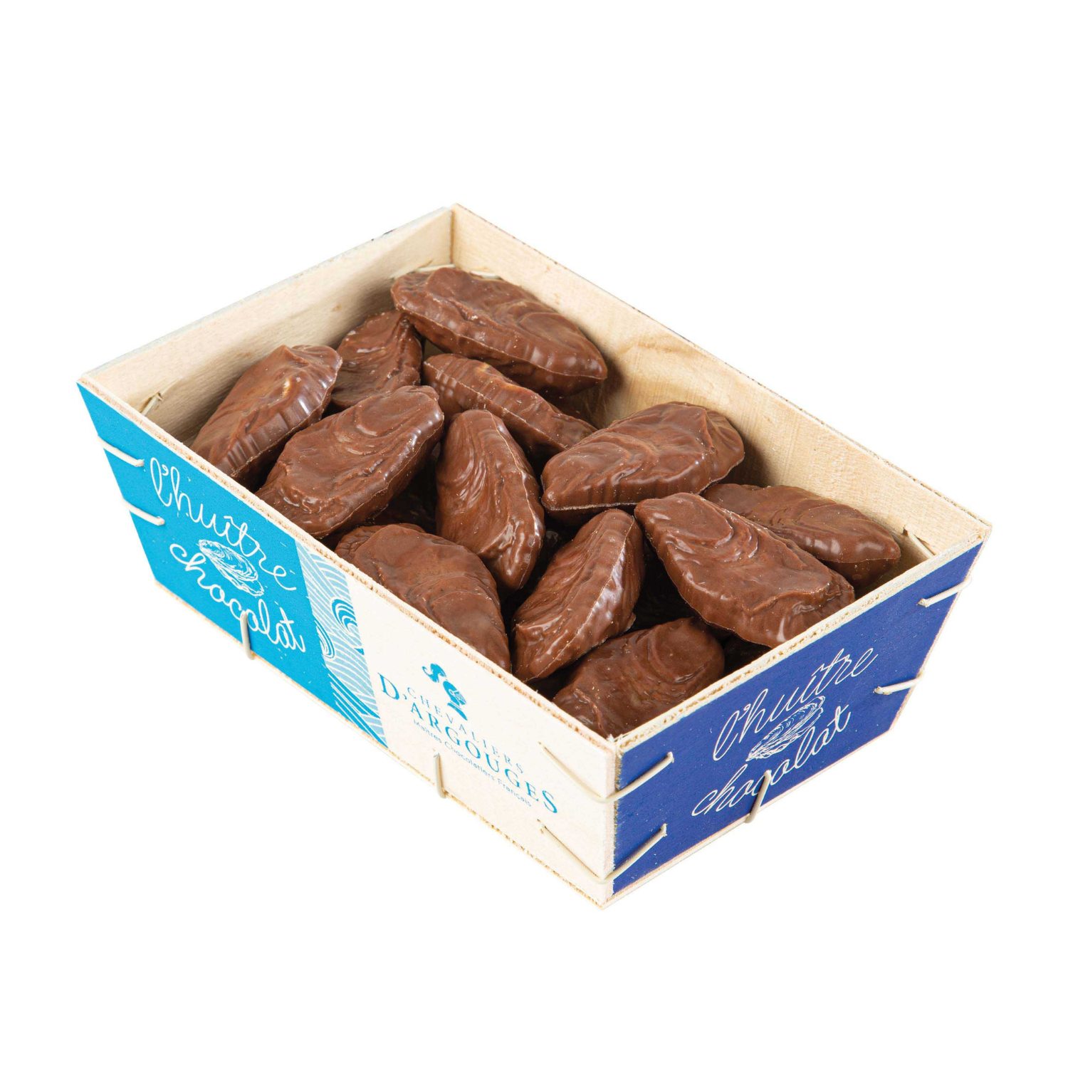 Bourriches huîtres en chocolat praliné Chevaliers d’Argouges 105g