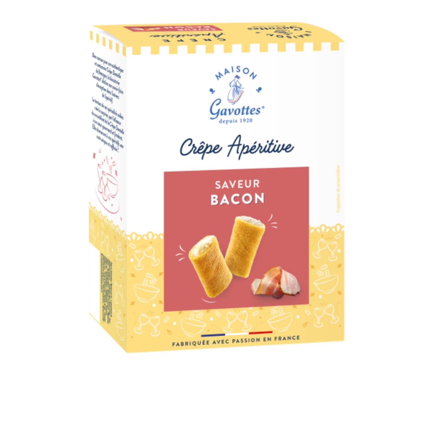 Crêpes Apéritives Saveur Bacon 110g Maison Gavottes