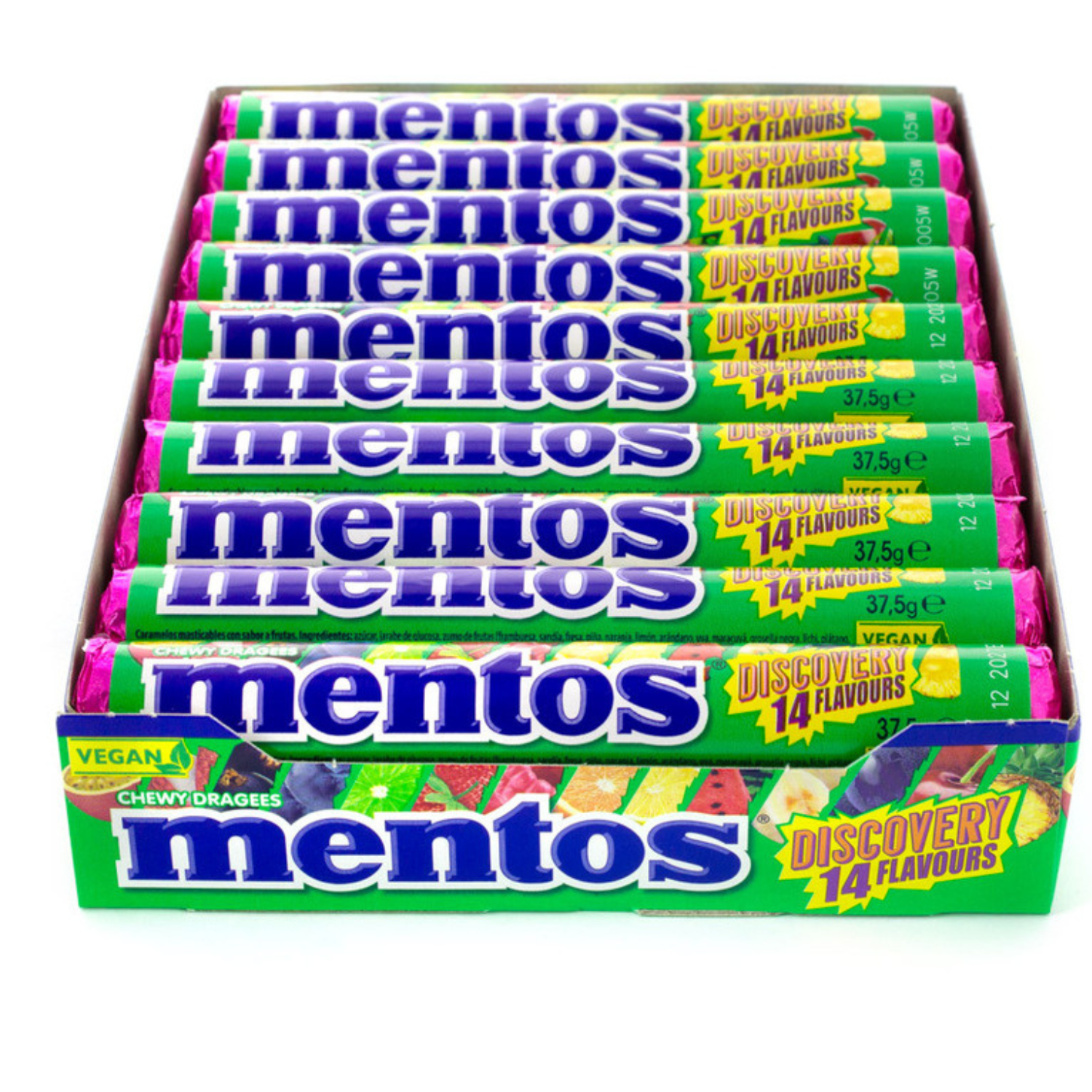 Display de 40 Rouleaux Mentos Discovery