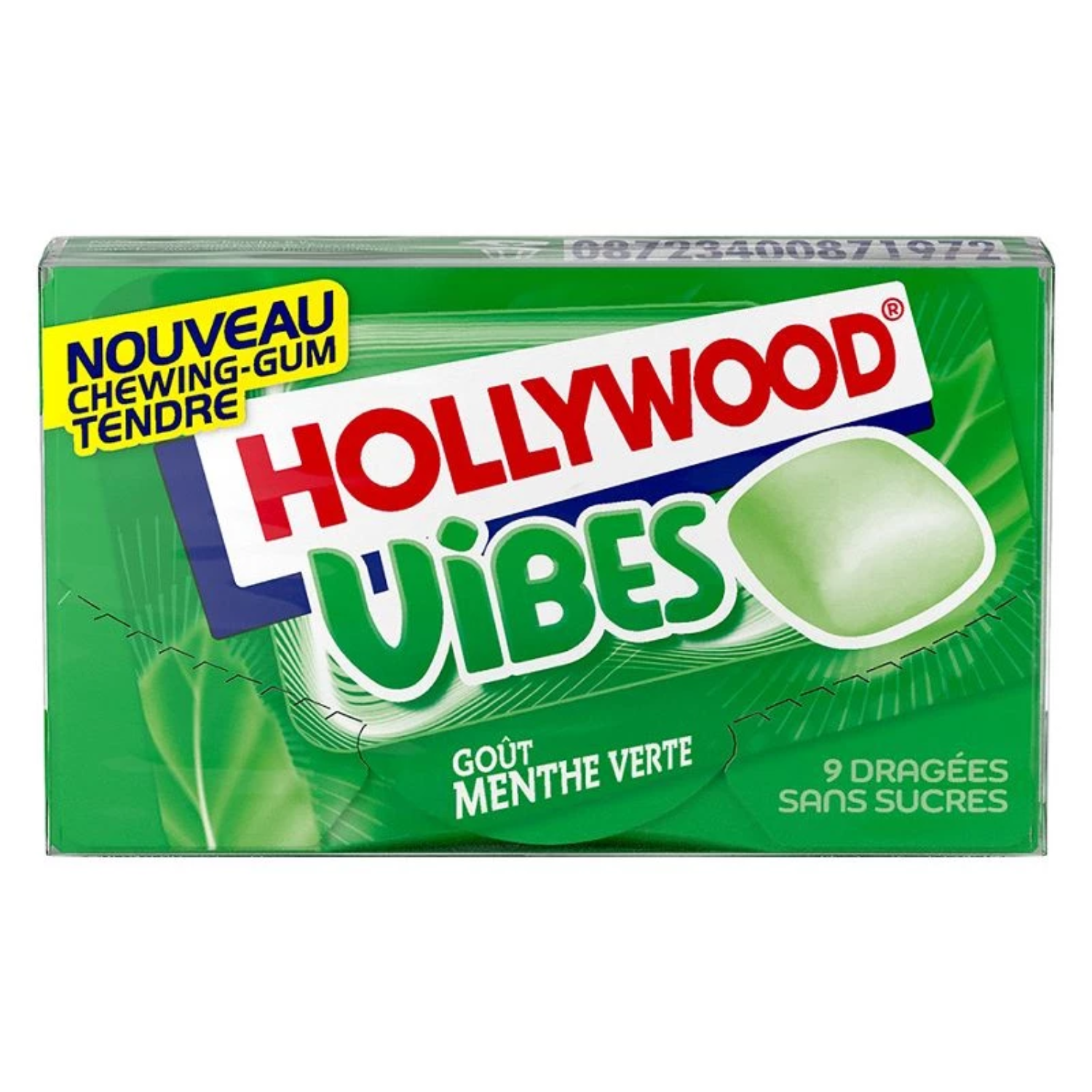 Boite de 16 étuis de 21g Hollywood Vibes goût menthe verte