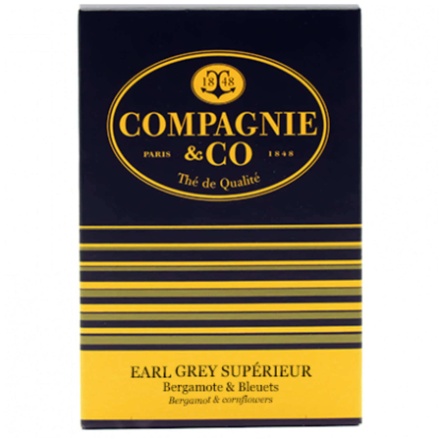 Compagnie & Co – Thé Earl Grey Supérieur – Bergamote & Bleuet 38g
