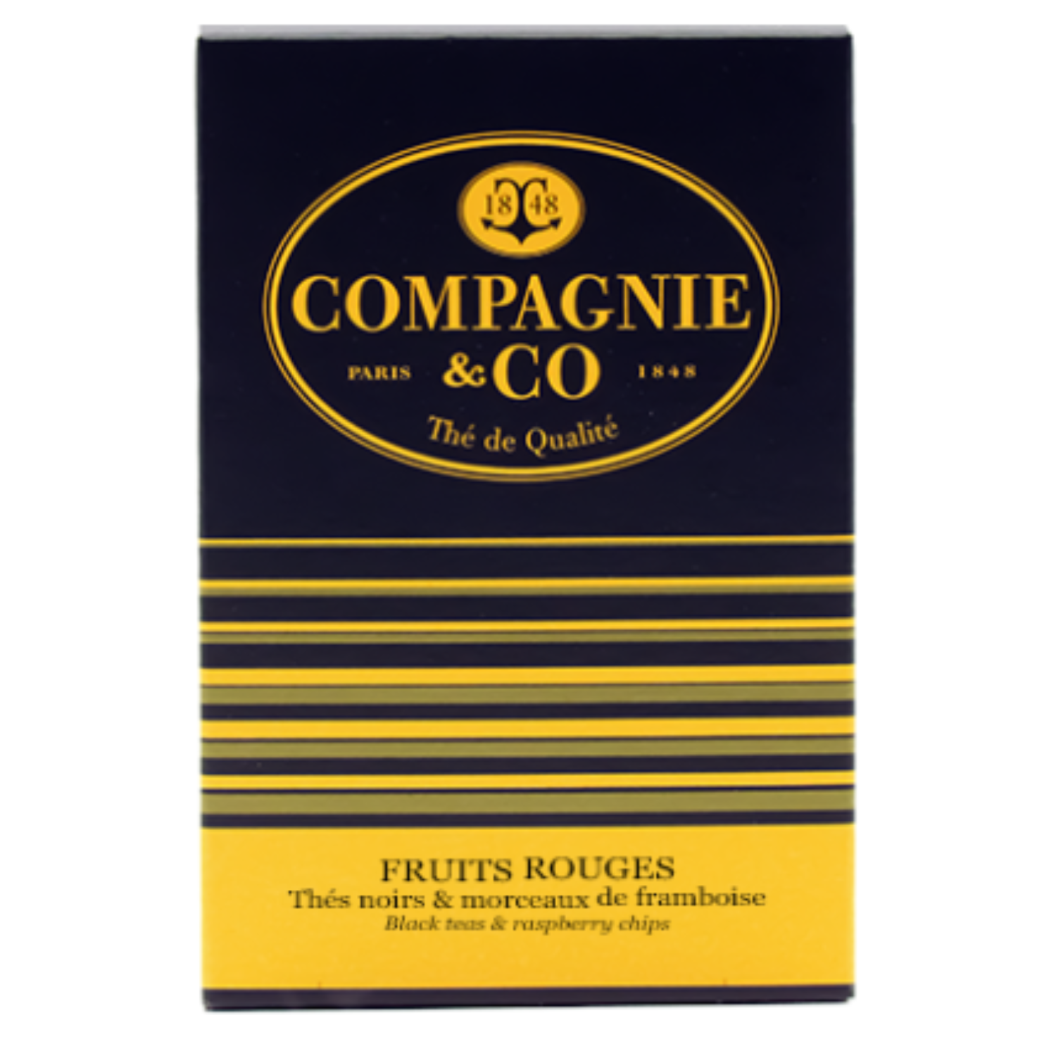 Thé Fruits Rouges – Compagnie & Co – Boîte de 25 sachets 38g