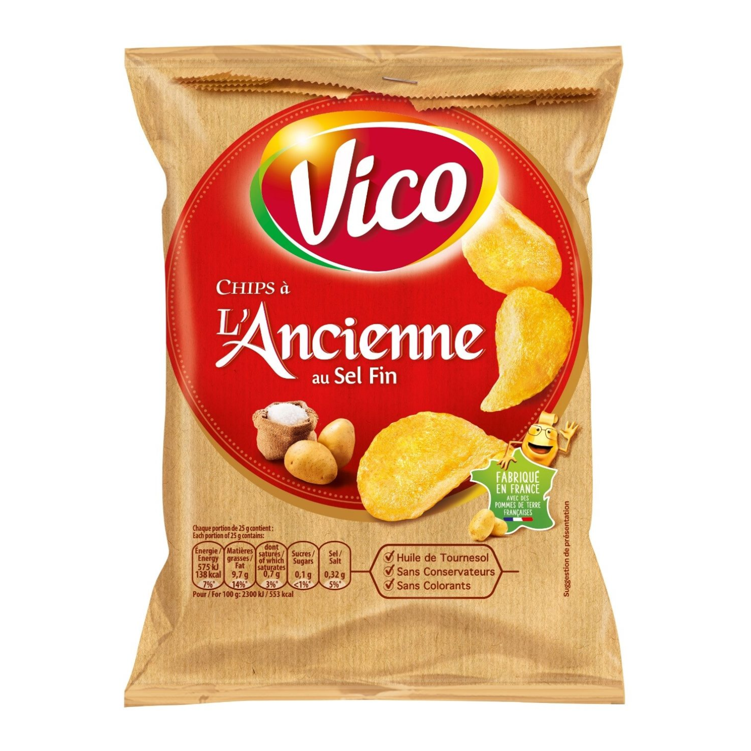 Chips à l’Ancienne 6x30g Vico