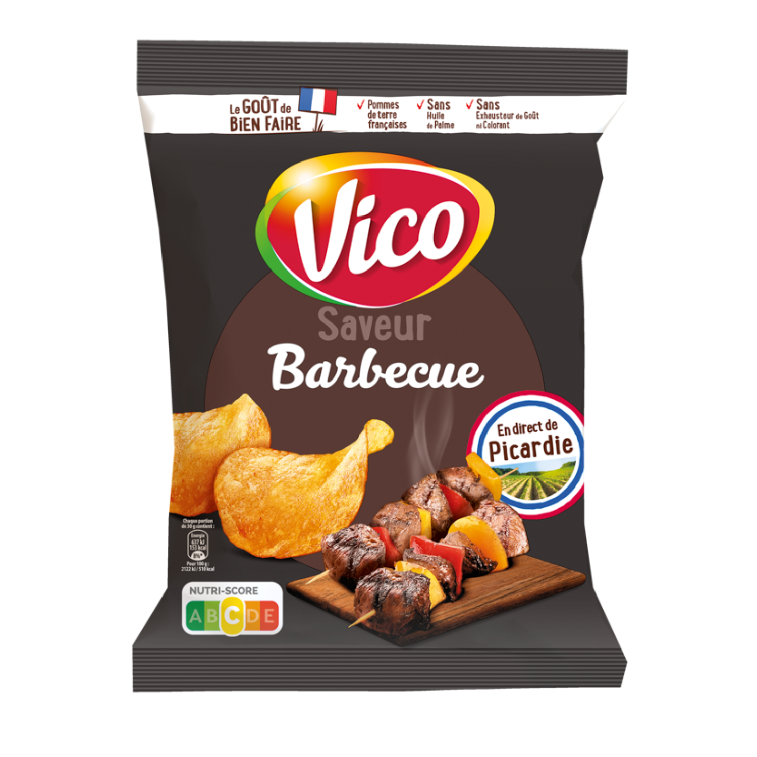 Chips Saveur Barbecue 27,5g Vico